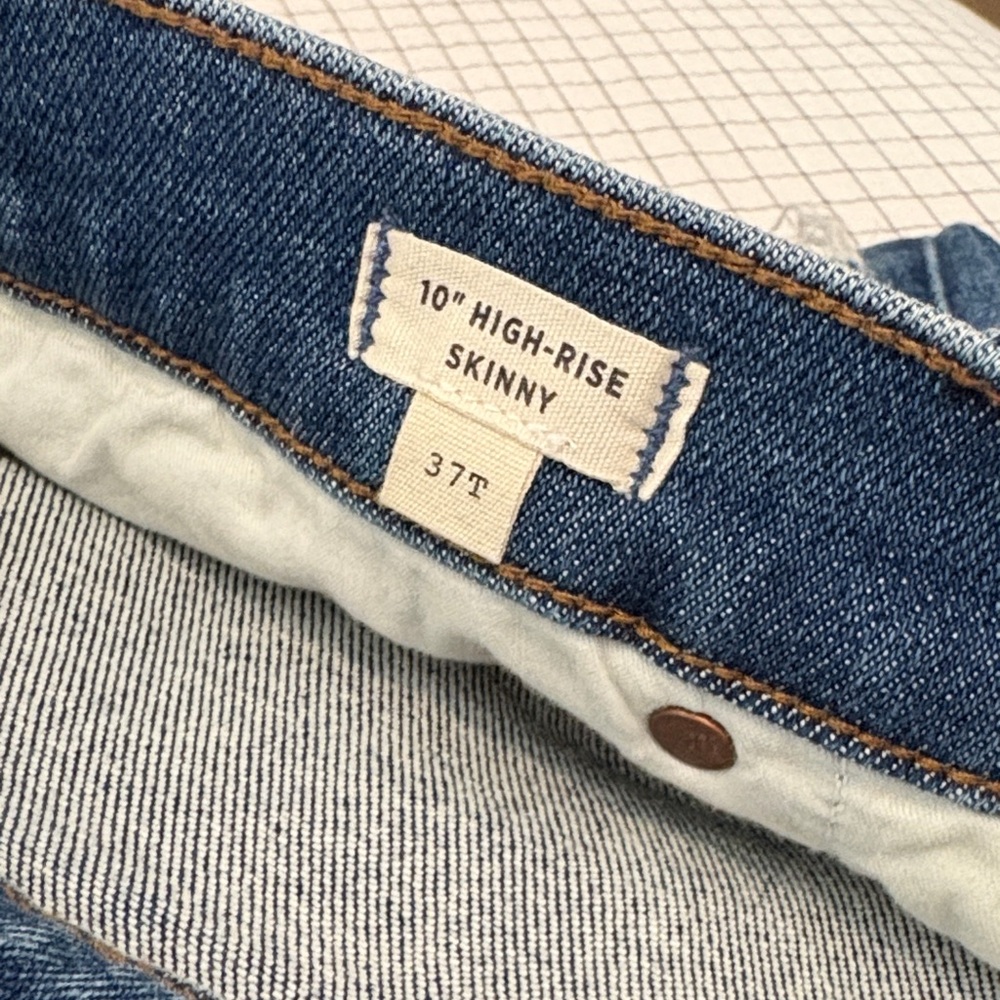 Madewell HighRise Skinny Jeans 37T